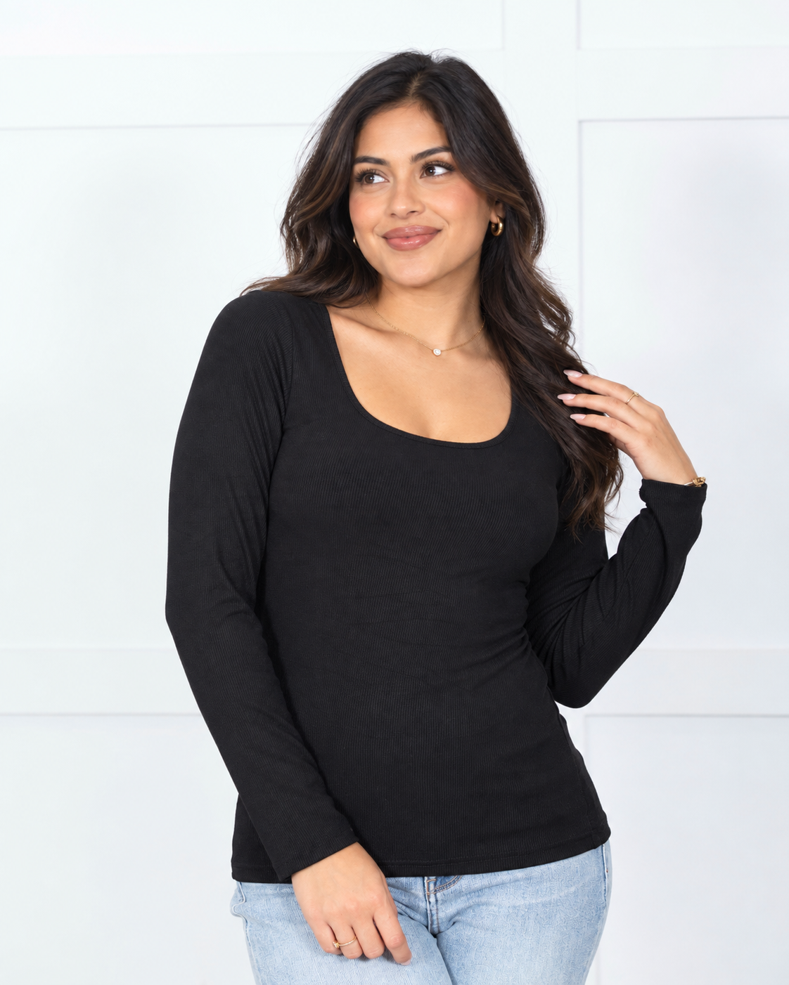 Simply Free Long Sleeve Tee Everyday Colors