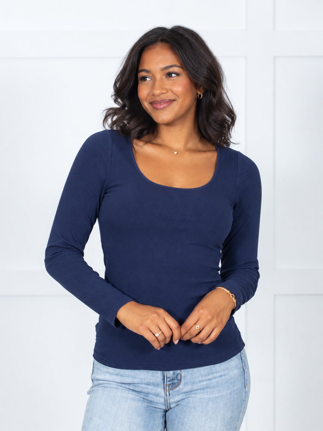 Simply Free Long Sleeve Tee Everyday Colors