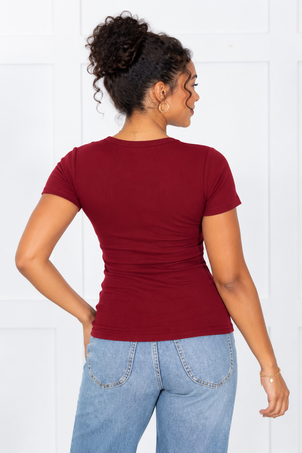 Simply Free V Neck Tee Fall/Winter Colors