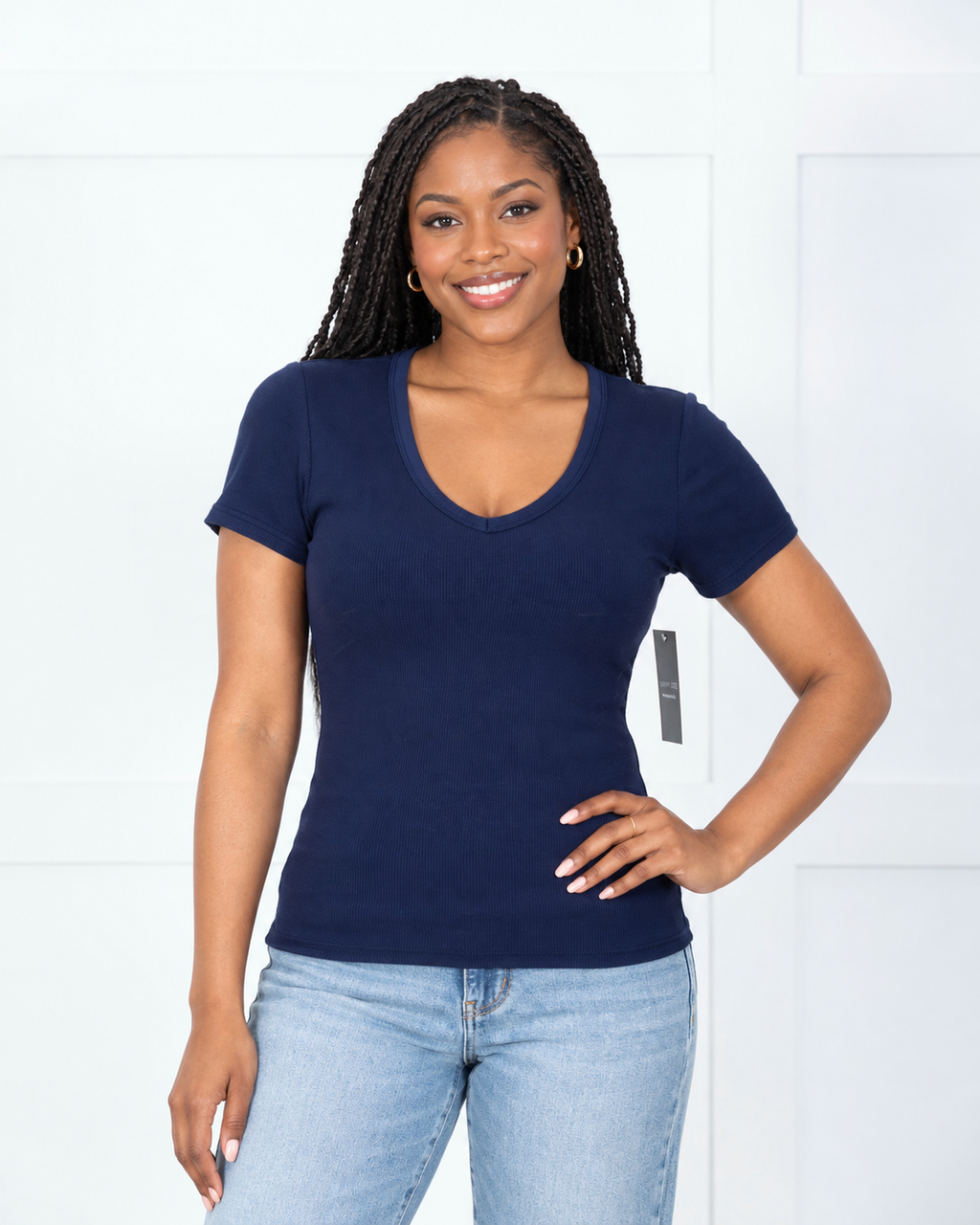 Simply Free V Neck Tee Everyday Colors