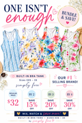 Simply Free Printed V Neck Tank