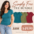 Simply Free Tee Bundle Fall Colors